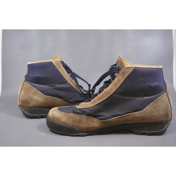 Vintage Vasque Skywalk Hiking Boots Mens 8.5 M Brown Navy Blue Gore-Tex 7534 main image 6